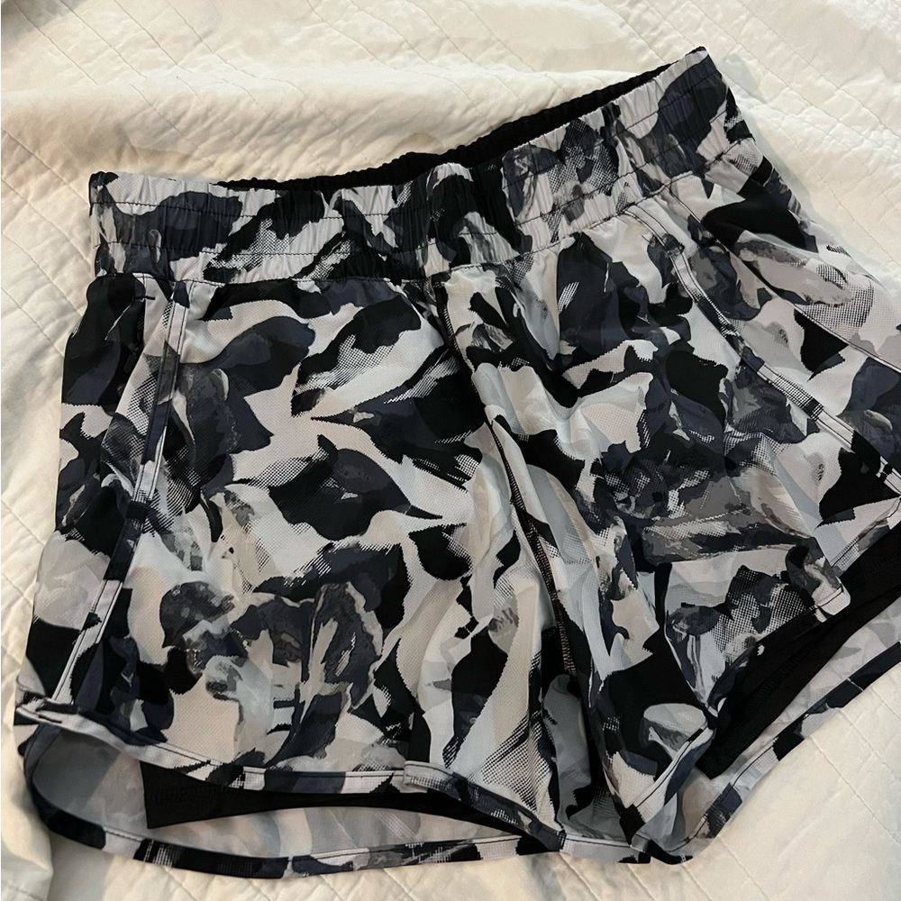 Stylish Black and Gray Women's Shorts